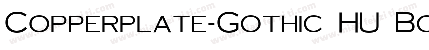 Copperplate-Gothic HU Bold字体转换